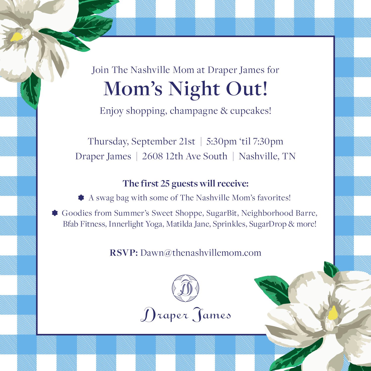 The Nashville Mom’s Night Out at Draper James