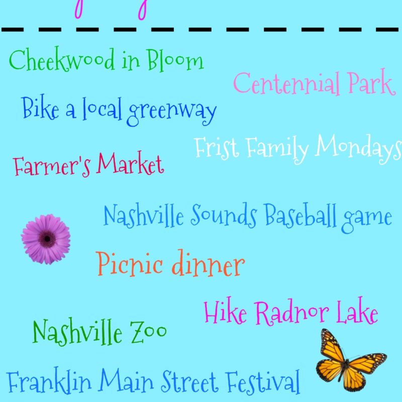 Kid-Friendly Nashville Spring Bucket List